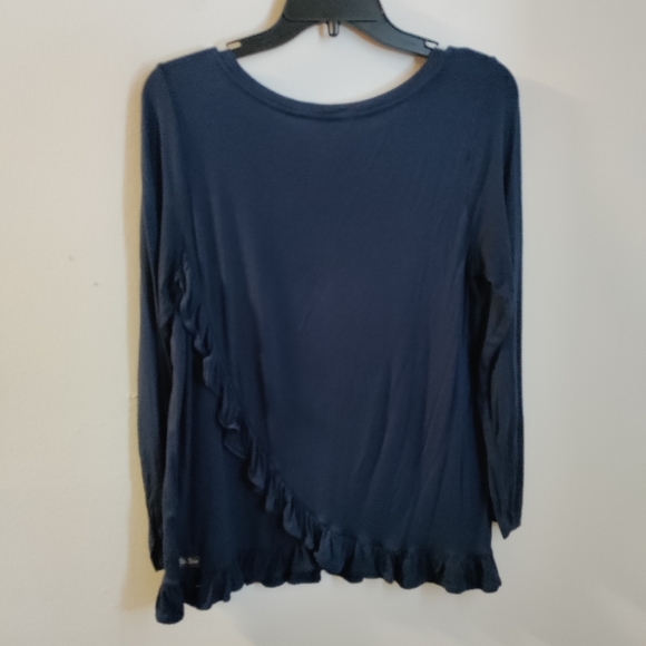 Matilda Jane Blue Ruffle Back Tee - Picture 5 of 7